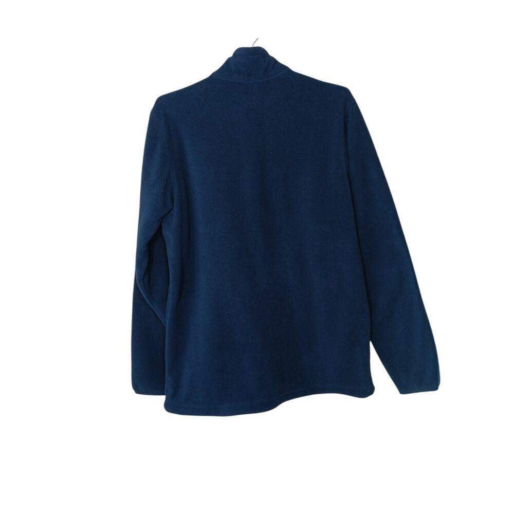 Columbia Men's Full Zip Navy Blue Fleece Jacket Size M Outdoor Hiking Layer - Picture 3 of 14